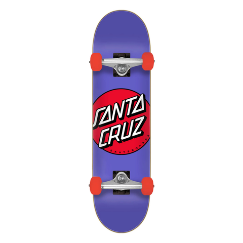 Santa Cruz Spotlight Dot Mini Skateboard Complete 7.75" x 30"