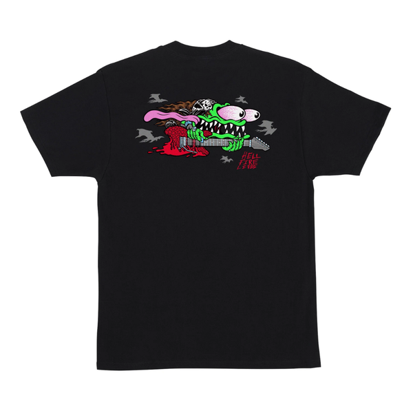 Santa Cruz x Stranger Things Eddie Slasher T-Shirt Black