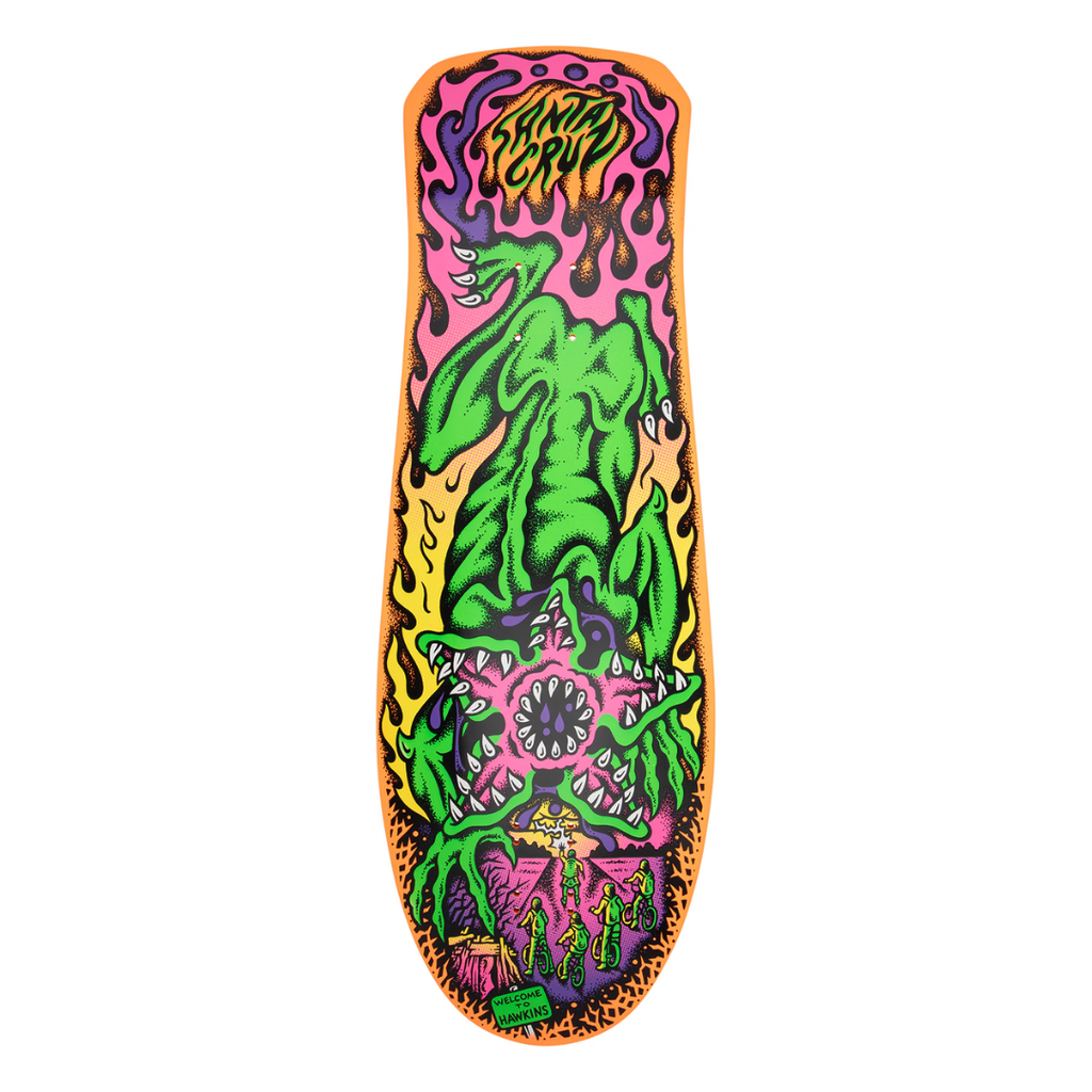 Santa Cruz x Stranger Things Salba Demogorgon Old School Deck 10.3