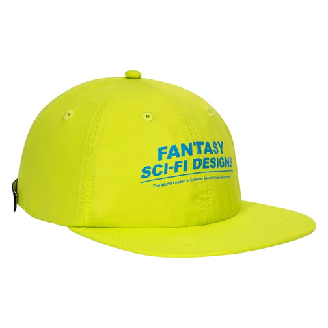 Sci-Fi Fantasy Extreme Design 6 Panel Hat Lime