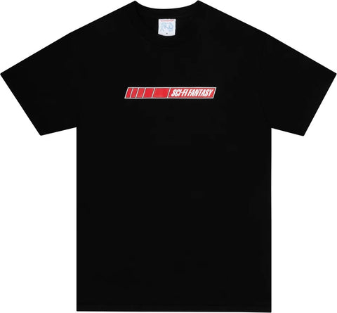 Sci-Fi Fantasy Quick Stripe T-Shirt Black