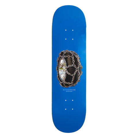 Sci-Fi Fantasy Ryan Lay Tire Chain Skateboard Deck 8.38"