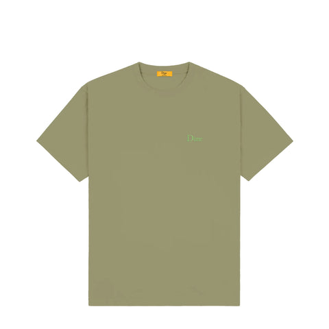 Dime Classic Small Logo T-Shirt Army Green