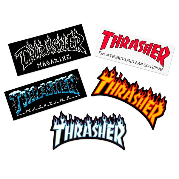 Thrasher 5 Skateboard Sticker Pack