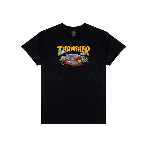 Thrasher Blood Bath T-Shirt Black