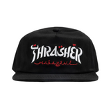 Thrasher Calligraphy Snapback Black