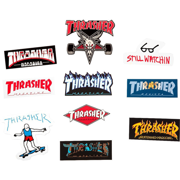 Thrasher Collage 10 Sticker Pack 