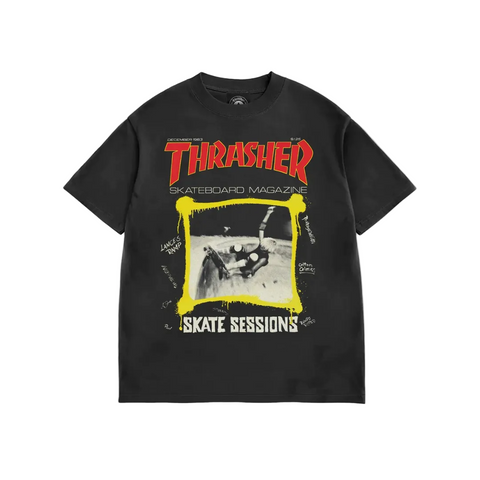 Thrasher December 1983 Vintage T-Shirt Black