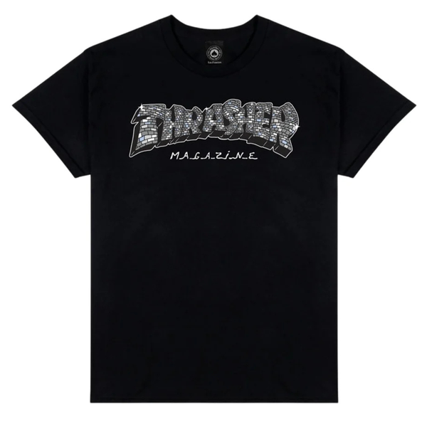 Thrasher Disco by Spanky T-Shirt Black