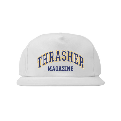 Thrasher Dropout Snapback White