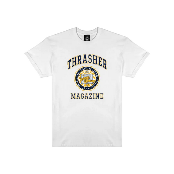 Thrasher Dropout T-Shirt White