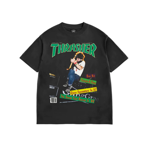 Thrasher February 1987 Vintage T-Shirt Black