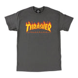 Thrasher Flame T-Shirt Charcoal Gray