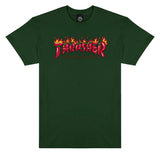 Thrasher Fuego T-Shirt Forest Green