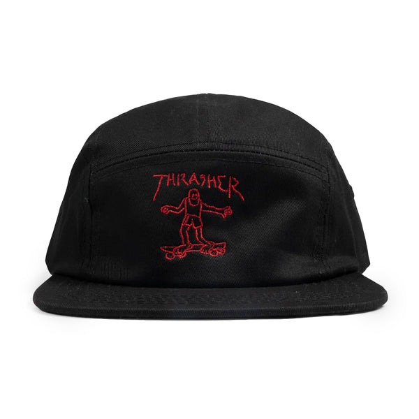 Thrasher Gonz 5 Panel Cap Black/Red