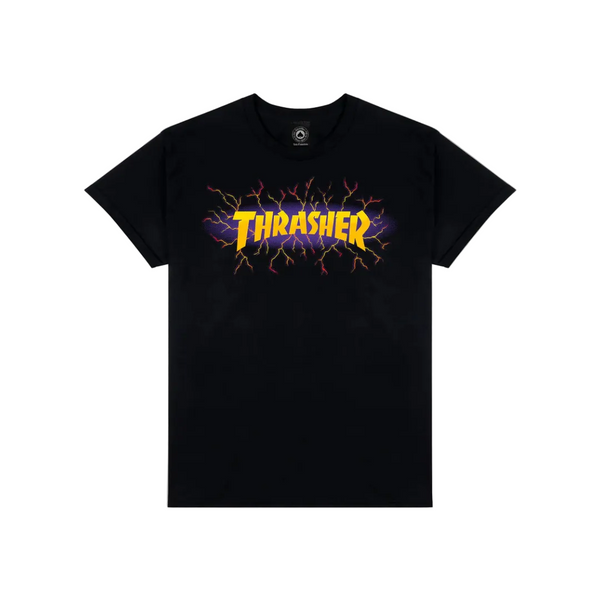 Thrasher Lightning T-Shirt Black