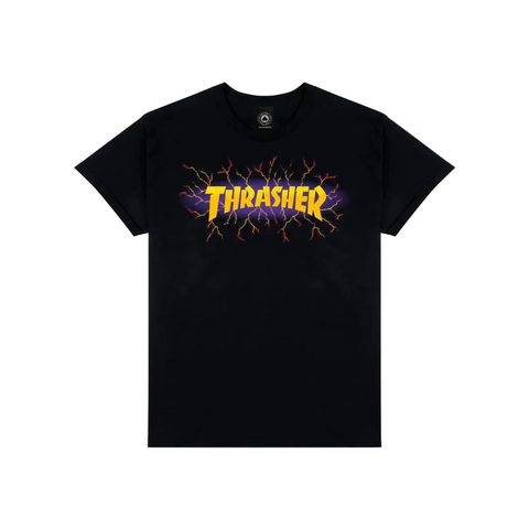 Thrasher Lightning T-Shirt Black