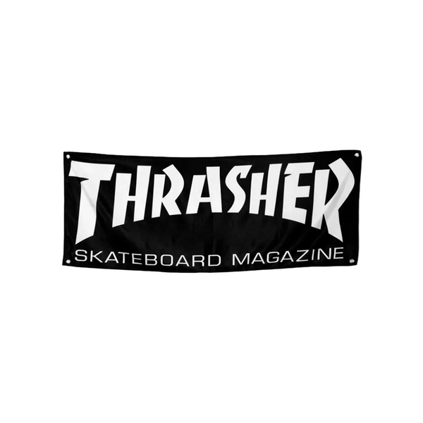 Thrasher Logo Banner Black