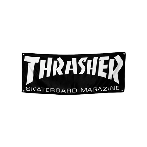 Thrasher Logo Banner Black