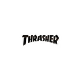 Thrasher Logo Die Cut Sticker Black