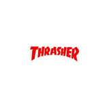 Thrasher Logo Die Cut Sticker Red