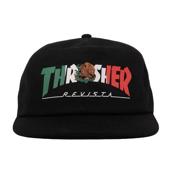 Thrasher Mexico Revista Snapback Black