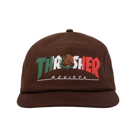 Thrasher Mexico Revista Snapback Brown