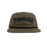 Thrasher Rope Snapback Olive/Black