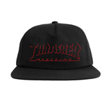 Thrasher Shadow Mag Logo Snapback Black