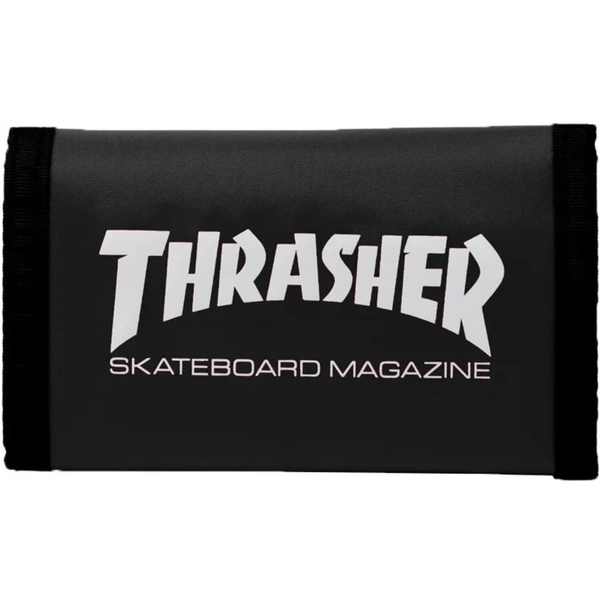 Thrasher Skate Mag Velcro Wallet Black