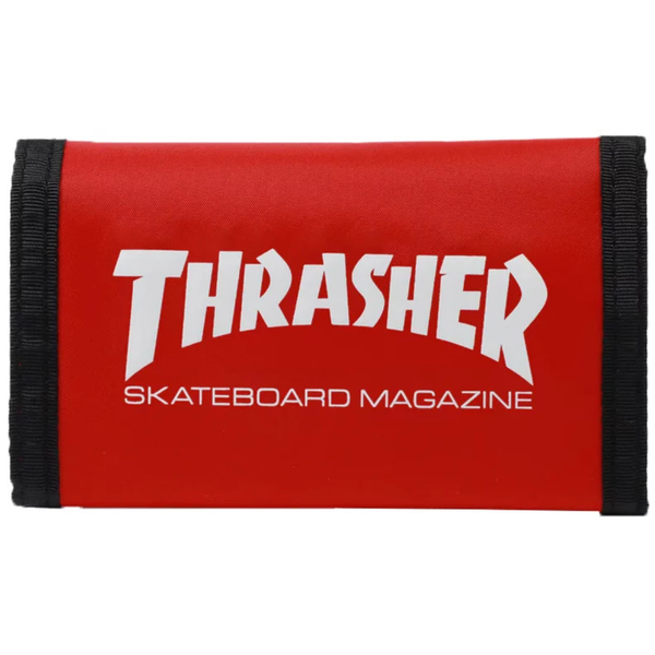 Thrasher Skate Mag Velcro Wallet Red