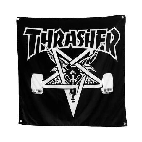 Thrasher Skategoat Banner Black.