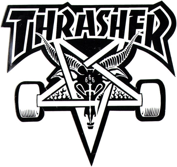 Thrasher Skategoat Large Sticker Black
