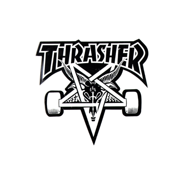 Thrasher Skategoat Medium Sticker Black