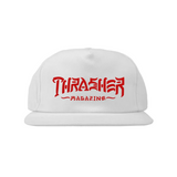 Thrasher Thrash & Destroy Snapback White