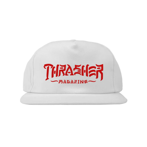 Thrasher Thrash & Destroy Snapback White