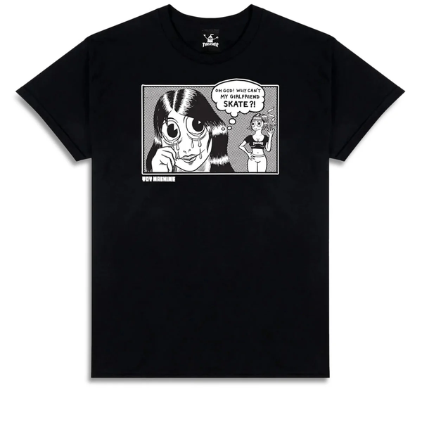 Thrasher X Toy Machine Girlfriend T-Shirt Black