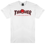 Thrasher x Spitfire Big Head Outline T-Shirt White