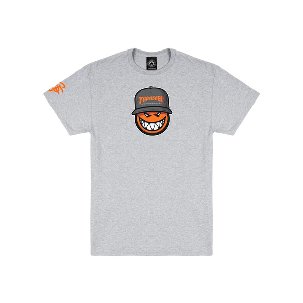 Thrasher x Spitfire Sf Loc T-Shirt Sportgrey.