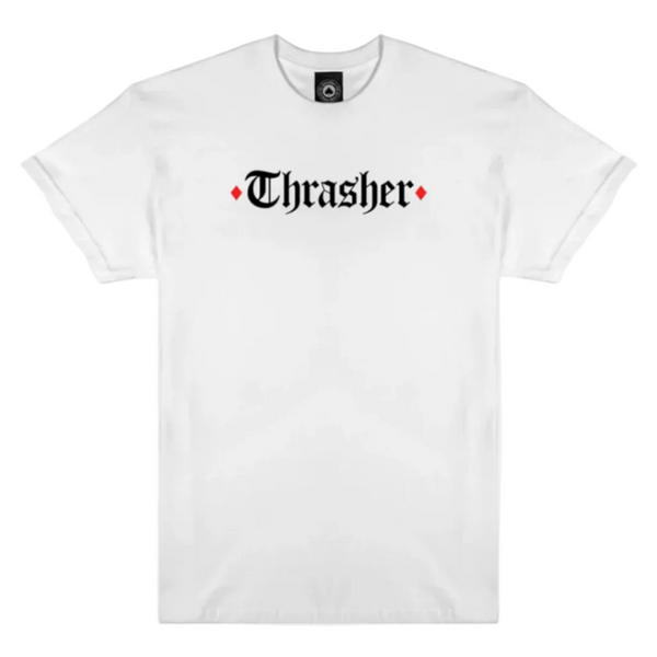Thrasher x Spitfire The End Oath T-Shirt White