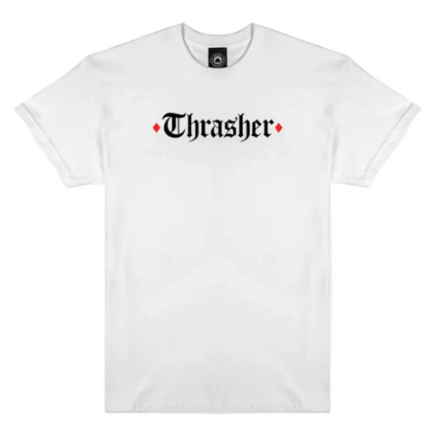 Thrasher x Spitfire The End Oath T-Shirt White