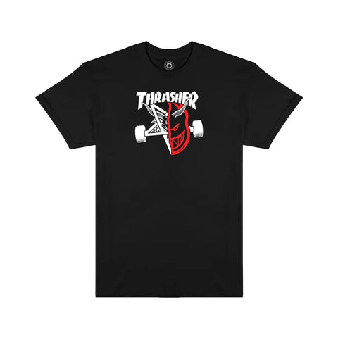 Thrasher x Spitfire Thrash & Burn T-Shirt Black