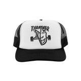 Thrasher x Spitfire Thrash & Burn Trucker Hat Black