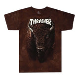 Thrasher x The Mountain Bison T-Shirt Brown