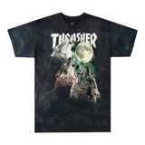 Thrasher x The Mountain Wolves T-Shirt Dark Green Dye