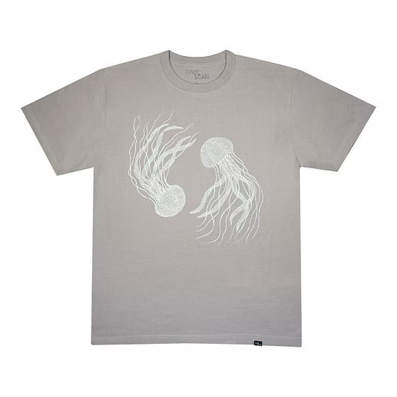Timescan Kurage T-Shirt Silver Grey