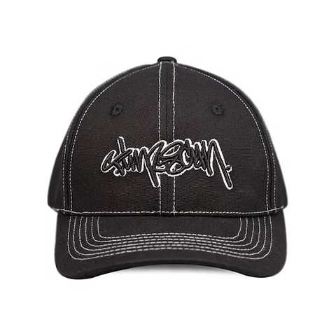 Timescan Script Mesh Cap Black
