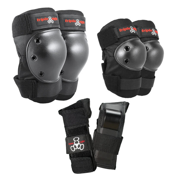 Triple 8 Saver Series 3-Pack Black