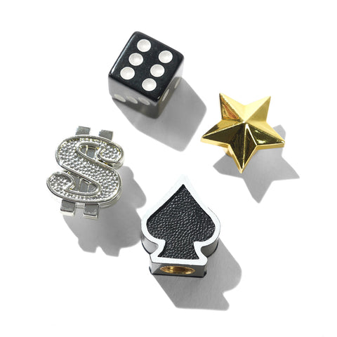 Cash Only Tyre Valve Cap Set