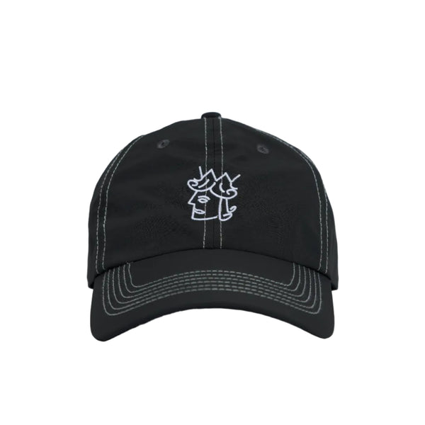 Victoria Nylon QH Logo Cap Charcoal